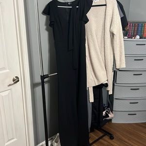 Black pant suit in medium
